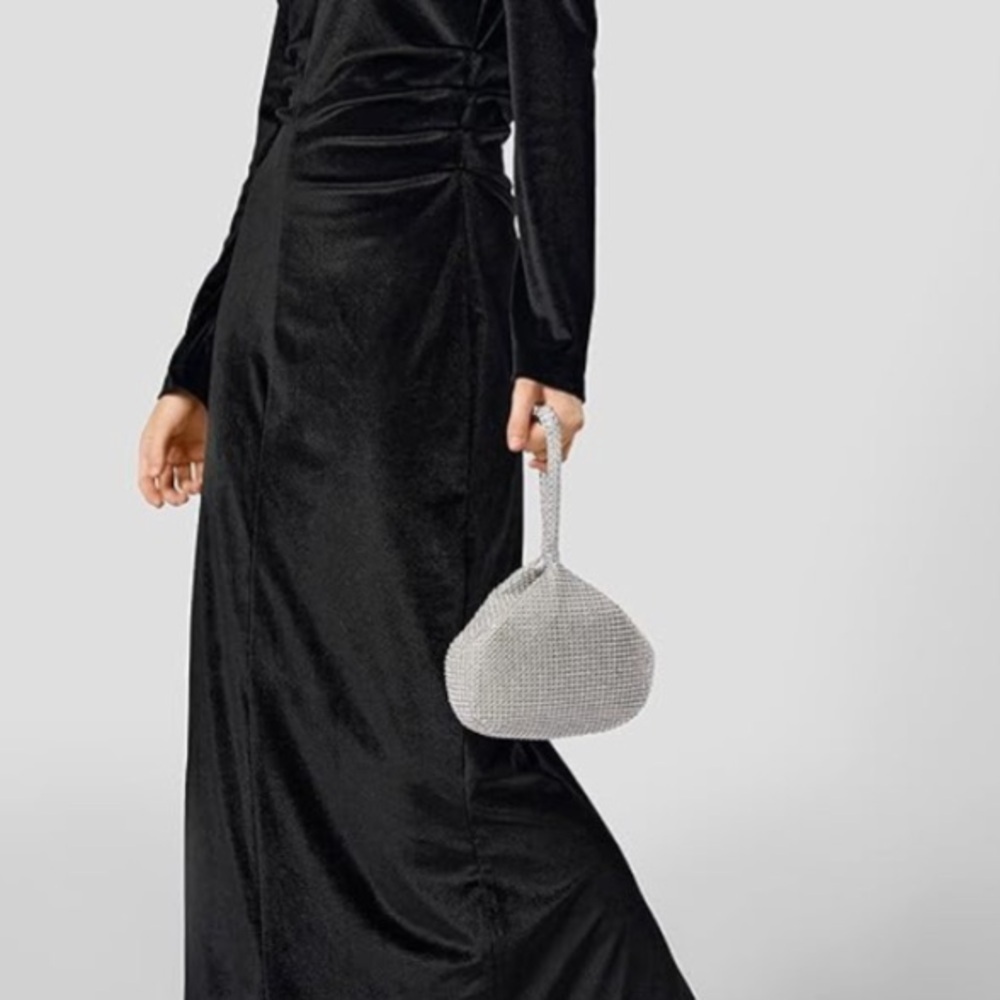 Amazon silver jewel handbag